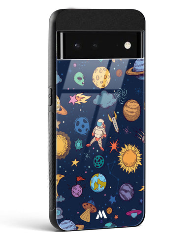 Space Frenzy Glass Case Phone Cover (Google)