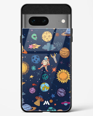 Space Frenzy Glass Case Phone Cover (Google)