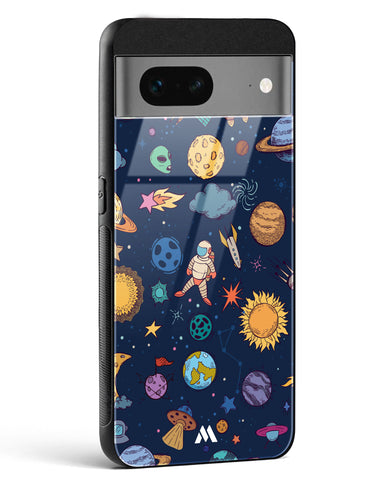 Space Frenzy Glass Case Phone Cover (Google)