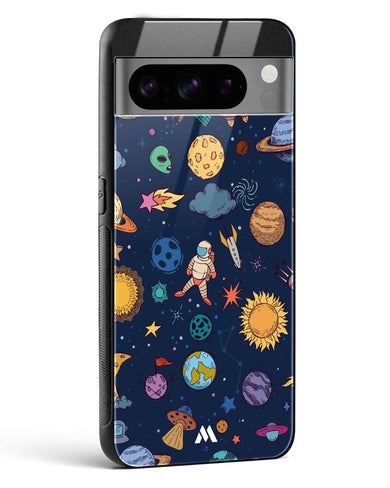 Space Frenzy Glass Case Phone Cover (Google)