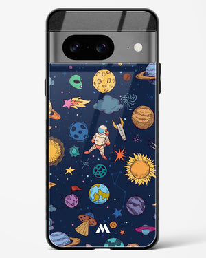 Space Frenzy Glass Case Phone Cover (Google)