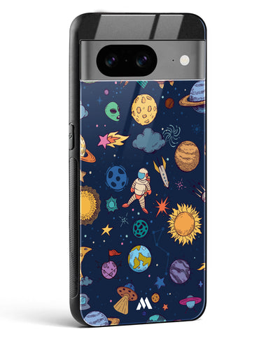 Space Frenzy Glass Case Phone Cover (Google)