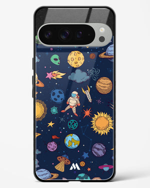 Space Frenzy Glass Case Phone Cover (Google)