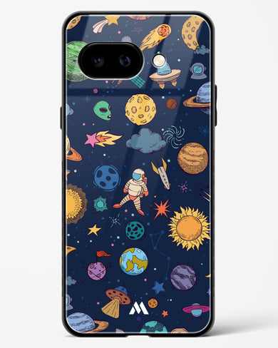 Space Frenzy Glass Case Phone Cover (Google)