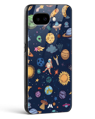 Space Frenzy Glass Case Phone Cover (Google)