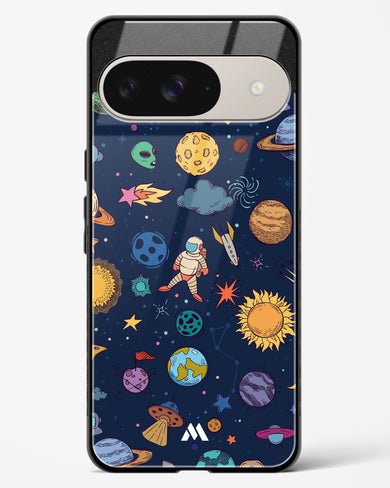 Space Frenzy Glass Case Phone Cover (Google)