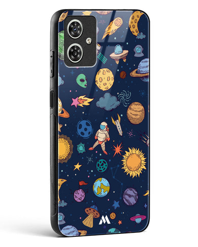 Space Frenzy Glass Case Phone Cover (Motorola)