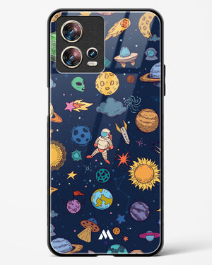 Space Frenzy Glass Case Phone Cover (Motorola)