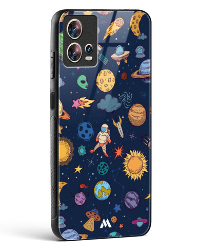 Space Frenzy Glass Case Phone Cover (Motorola)