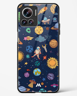 Space Frenzy Glass Case Phone Cover (Motorola)