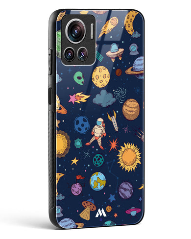 Space Frenzy Glass Case Phone Cover (Motorola)