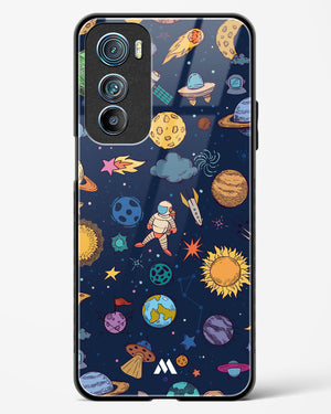 Space Frenzy Glass Case Phone Cover-(Motorola)