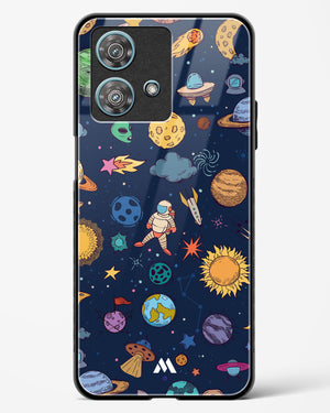 Space Frenzy Glass Case Phone Cover (Motorola)