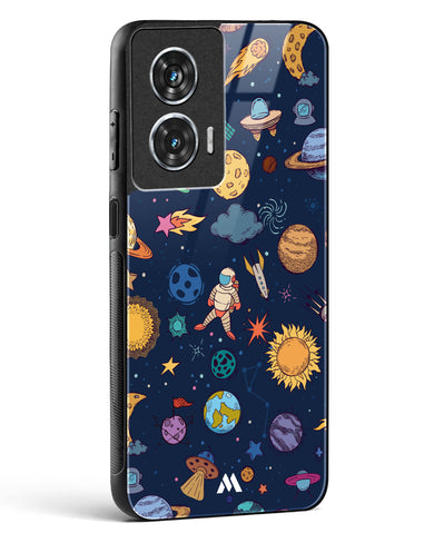 Space Frenzy Glass Case Phone Cover (Motorola)