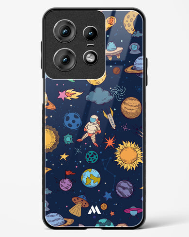 Space Frenzy Glass Case Phone Cover (Motorola)