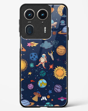 Space Frenzy Glass Case Phone Cover (Motorola)