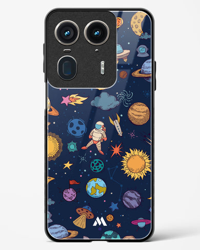 Space Frenzy Glass Case Phone Cover (Motorola)