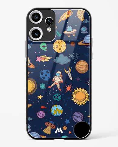 Space Frenzy Glass Case Phone Cover (Nothing)