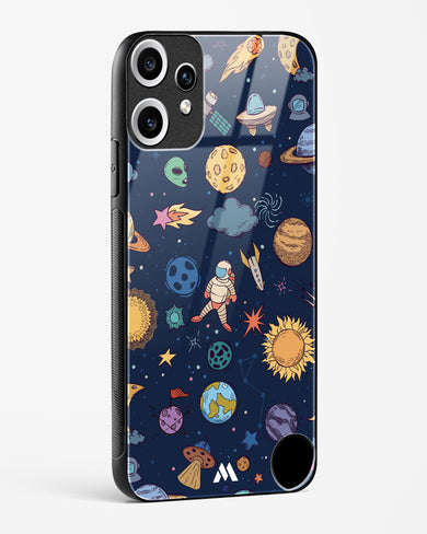 Space Frenzy Glass Case Phone Cover (Nothing)