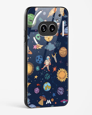 Space Frenzy Glass Case Phone Cover (Nothing)