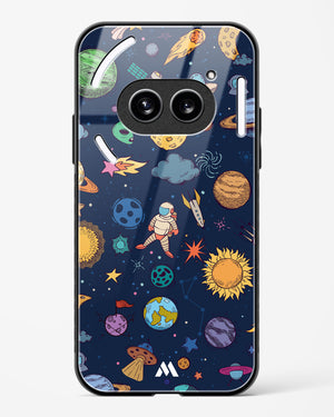 Space Frenzy Glass Case Phone Cover (Nothing)