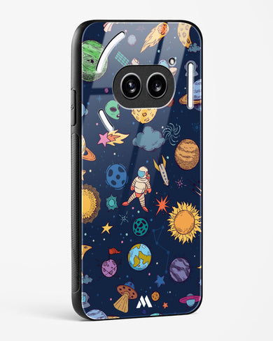 Space Frenzy Glass Case Phone Cover (Nothing)