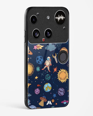 Space Frenzy Glass Case Phone Cover (Nothing)