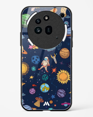 Space Frenzy Glass Case Phone Cover (Nothing)
