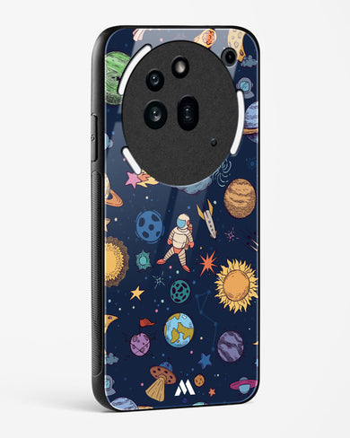 Space Frenzy Glass Case Phone Cover (Nothing)