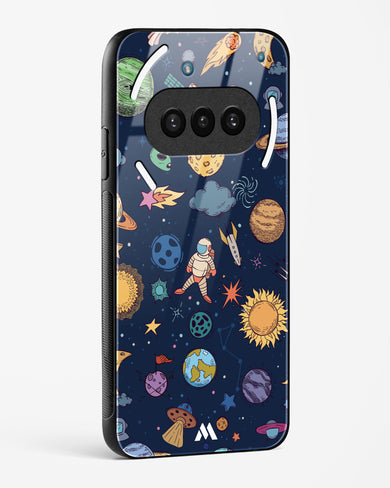 Space Frenzy Glass Case Phone Cover (Nothing)
