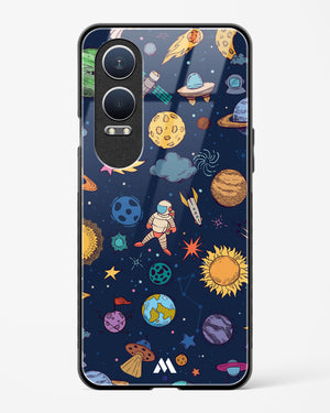 Space Frenzy Glass Case Phone Cover (OnePlus)