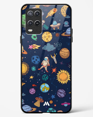 Space Frenzy Glass Case Phone Cover (Oppo)