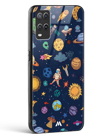 Space Frenzy Glass Case Phone Cover (Oppo)