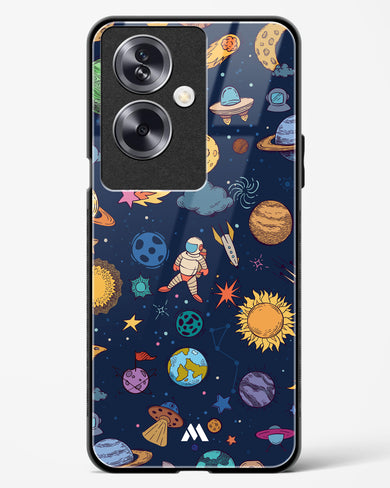 Space Frenzy Glass Case Phone Cover (Oppo)