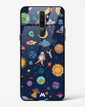 Space Frenzy Glass Case Phone Cover (Oppo)