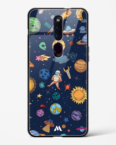 Space Frenzy Glass Case Phone Cover (Oppo)