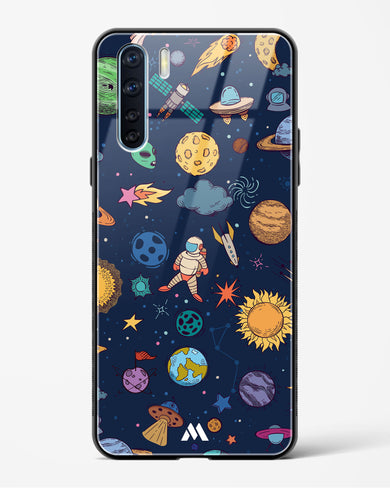 Space Frenzy Glass Case Phone Cover (Oppo)