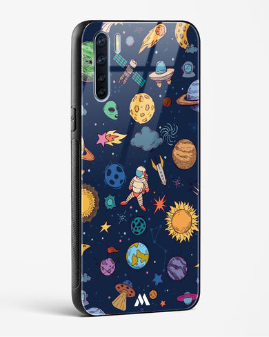 Space Frenzy Glass Case Phone Cover (Oppo)