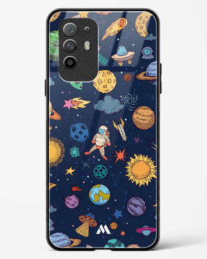 Space Frenzy Glass Case Phone Cover (Oppo)