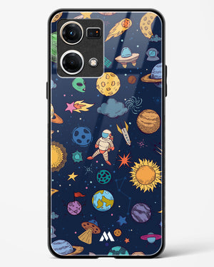 Space Frenzy Glass Case Phone Cover (Oppo)