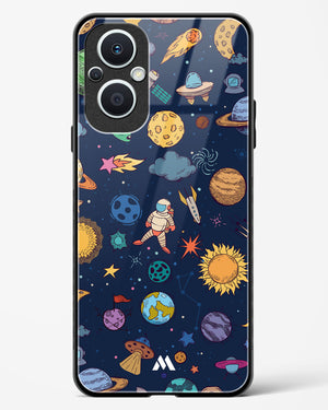 Space Frenzy Glass Case Phone Cover (Oppo)