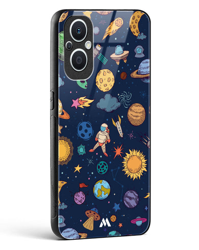 Space Frenzy Glass Case Phone Cover (Oppo)