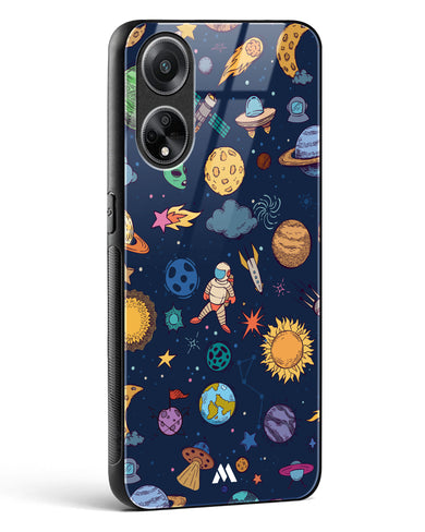 Space Frenzy Glass Case Phone Cover (Oppo)