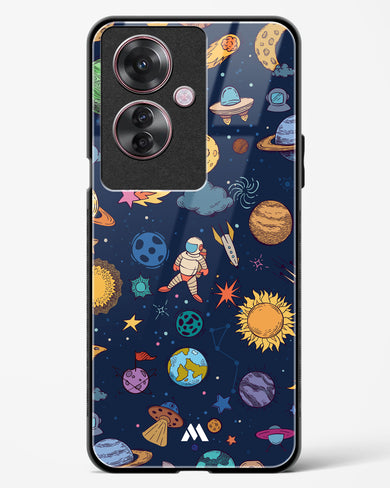 Space Frenzy Glass Case Phone Cover (Oppo)