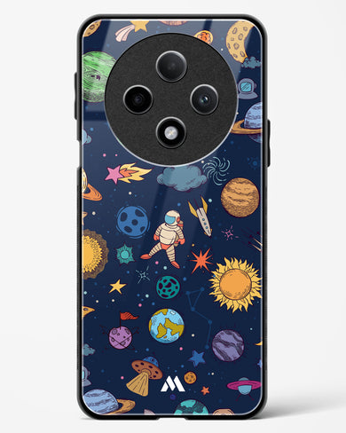 Space Frenzy Glass Case Phone Cover (Oppo)