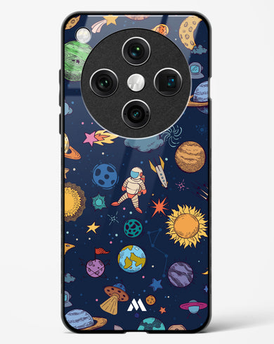 Space Frenzy Glass Case Phone Cover (Oppo)