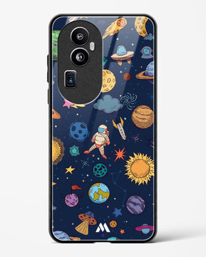 Space Frenzy Glass Case Phone Cover (Oppo)