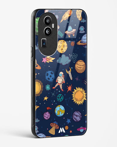 Space Frenzy Glass Case Phone Cover (Oppo)