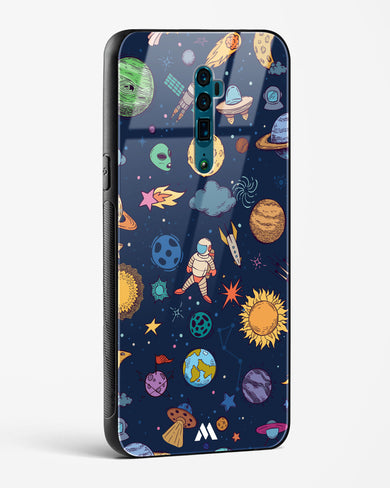 Space Frenzy Glass Case Phone Cover (Oppo)