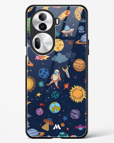 Space Frenzy Glass Case Phone Cover (Oppo)